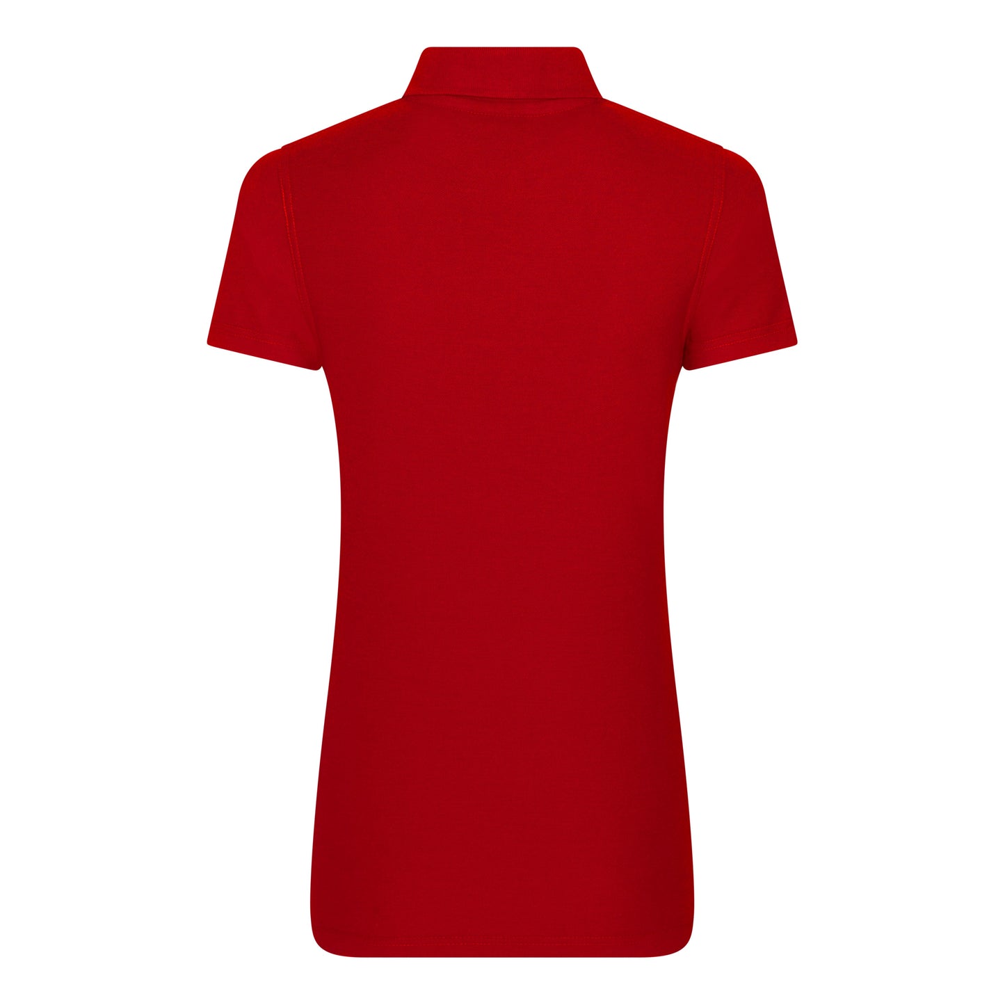 Prortx Women's Pro Polo Shirt Red Feminine Fit Durable Workwear Uniform XS-4XL