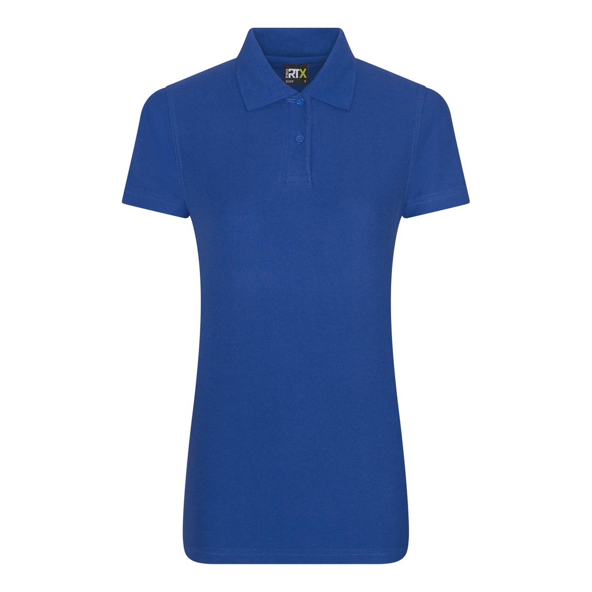 Prortx Women's Pro Polo Royal Blue Feminine Fit Durable Workwear Uniform