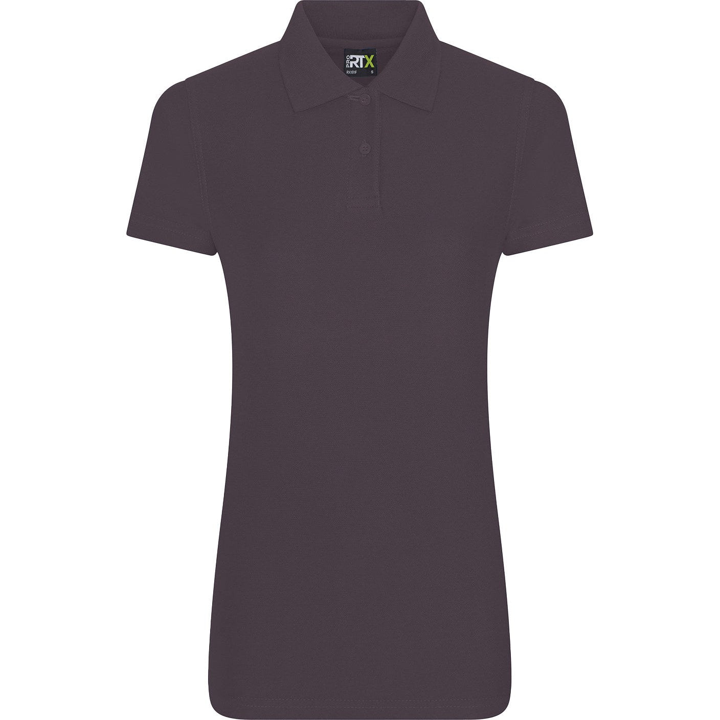 Prortx Women's Pro Polo Solid Grey Feminine Fit Durable Workwear Uniform