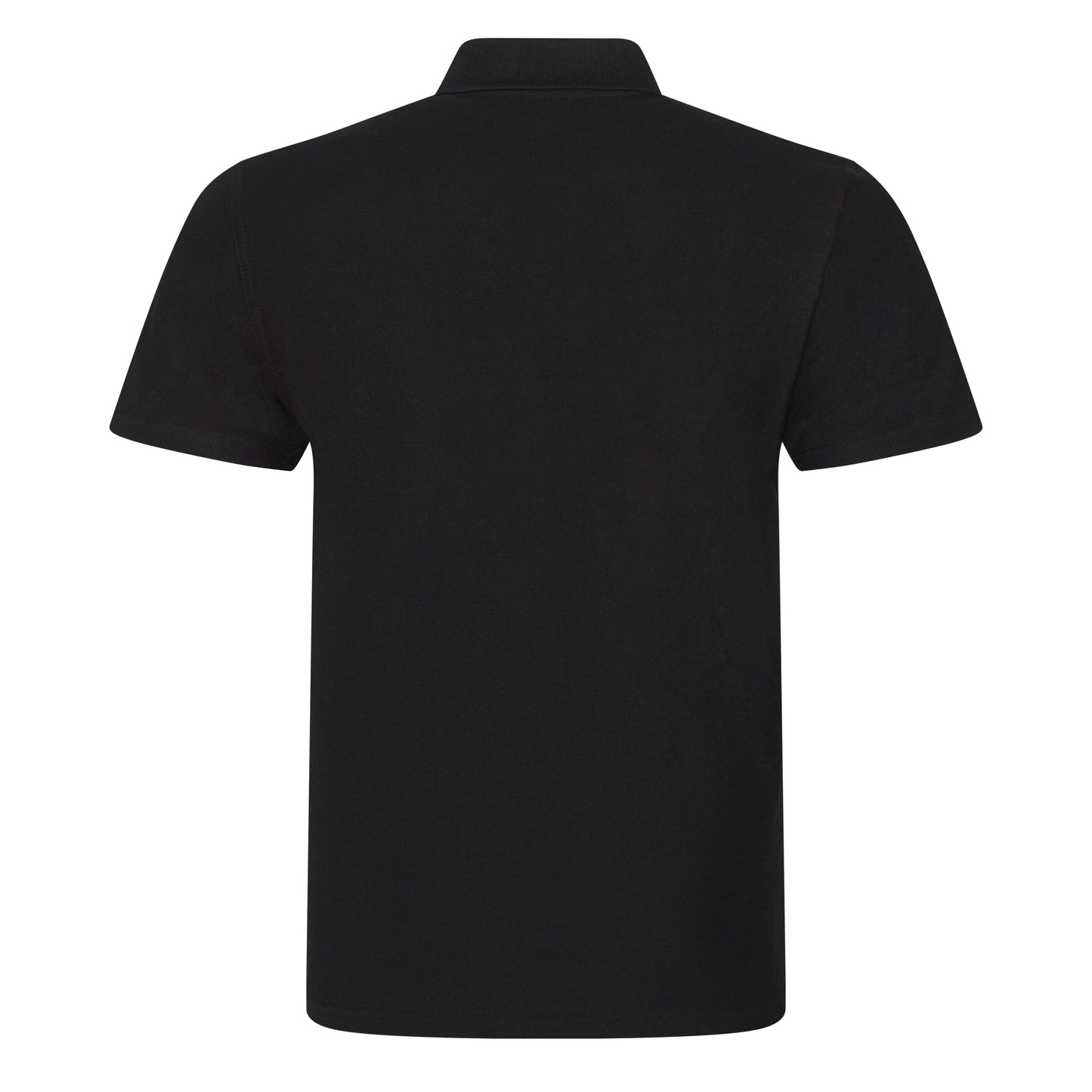 Prortx Pro Polo Shirt Black Durable Workwear Uniform Ribbed Collar Various Sizes