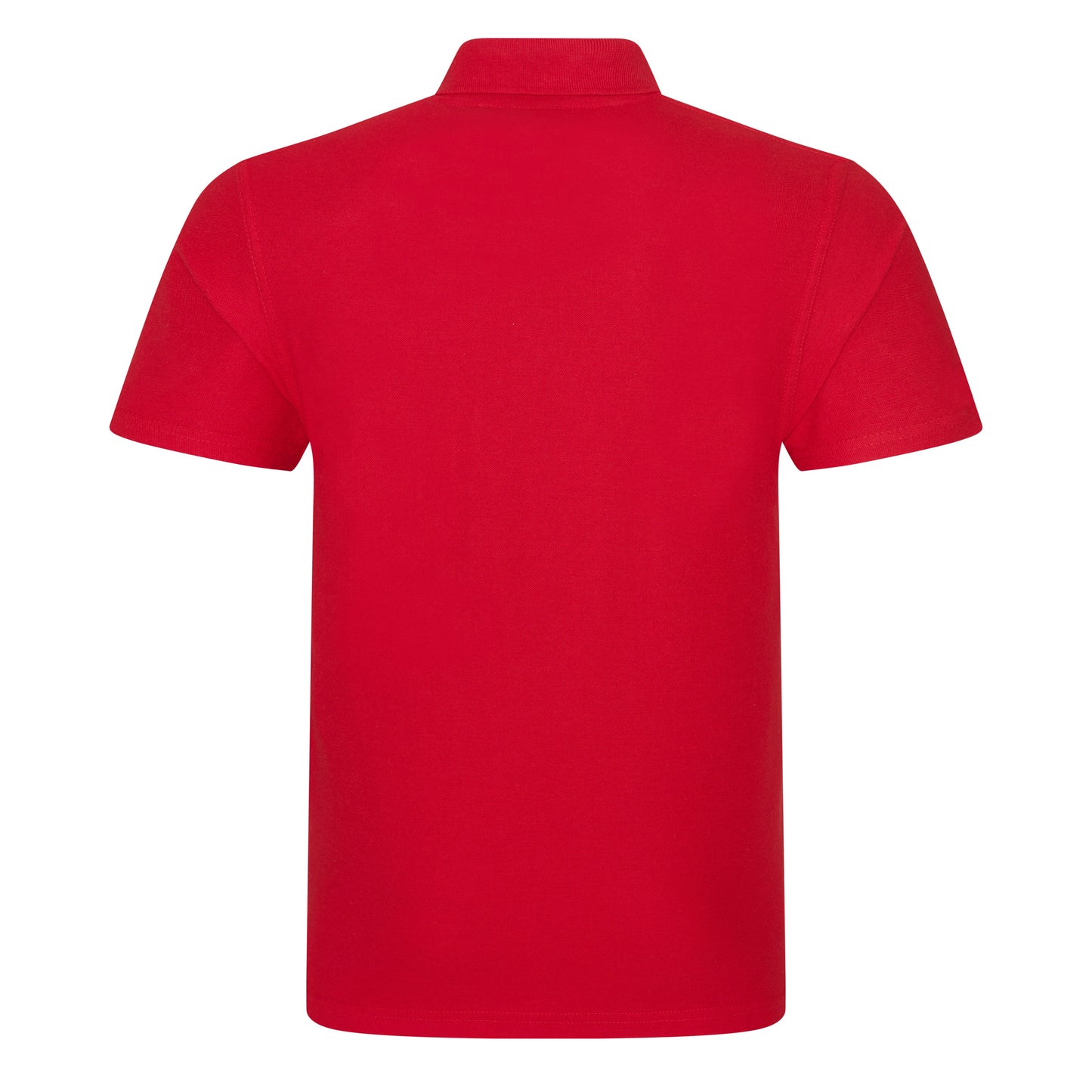 Prortx Pro Polo Shirt Red Durable Workwear Uniform Ribbed Collar Various Sizes