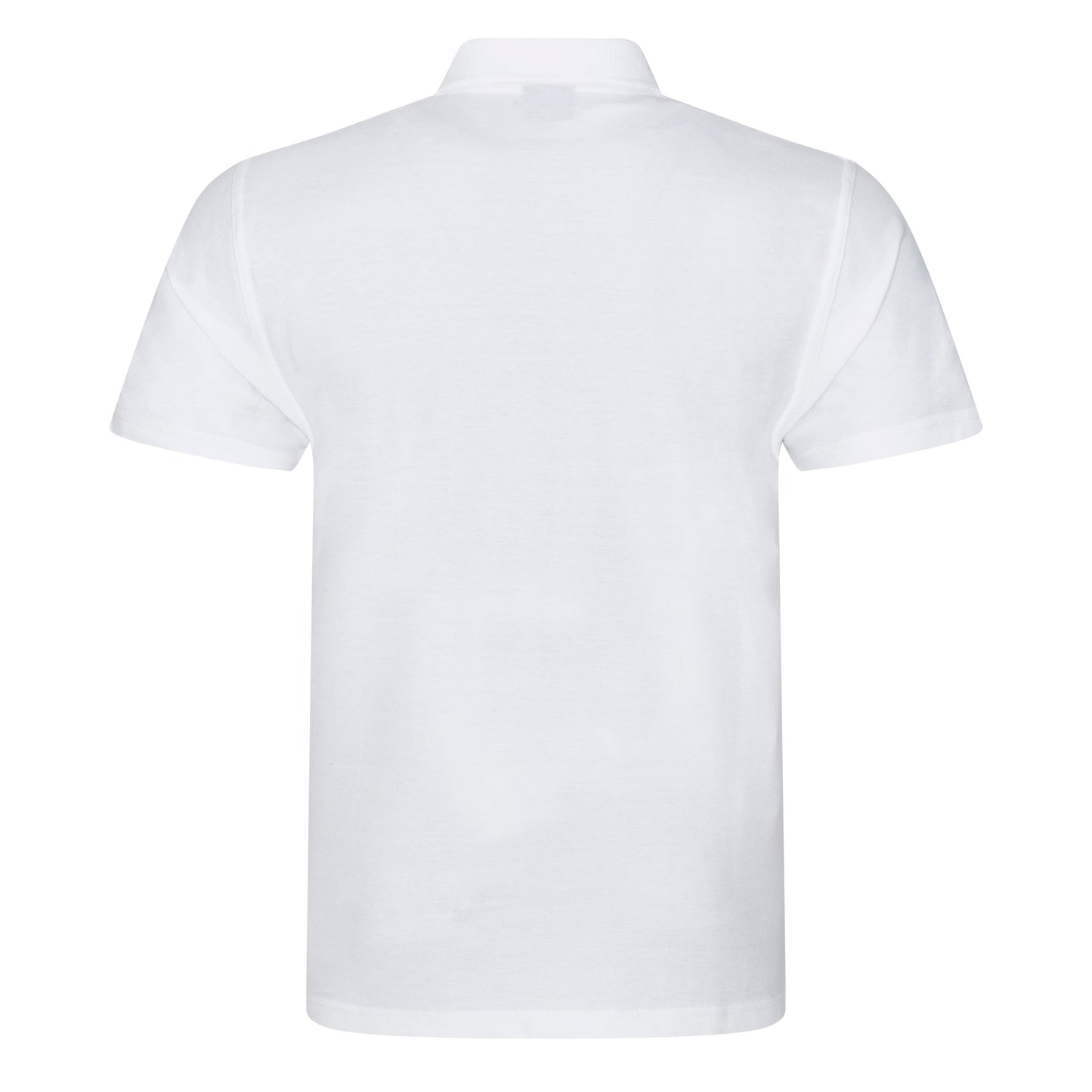 Prortx Pro Polo Shirt White Durable Workwear Uniform Ribbed Collar Various Sizes