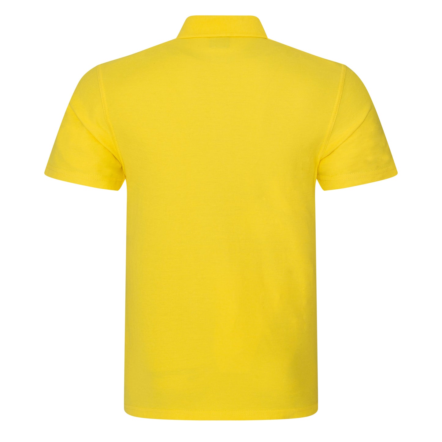 Prortx Pro Polo Shirt Yellow Durable Workwear Uniform Ribbed Collar