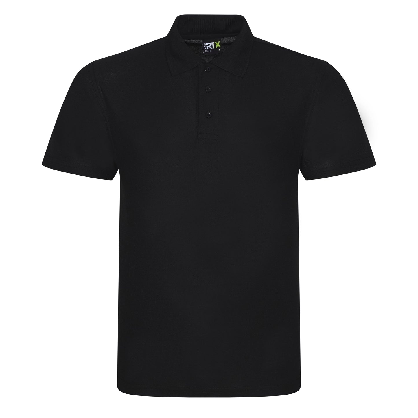 Prortx Pro Polyester Polo Shirt Modern Fit Ribbed Collar Durable Workwear