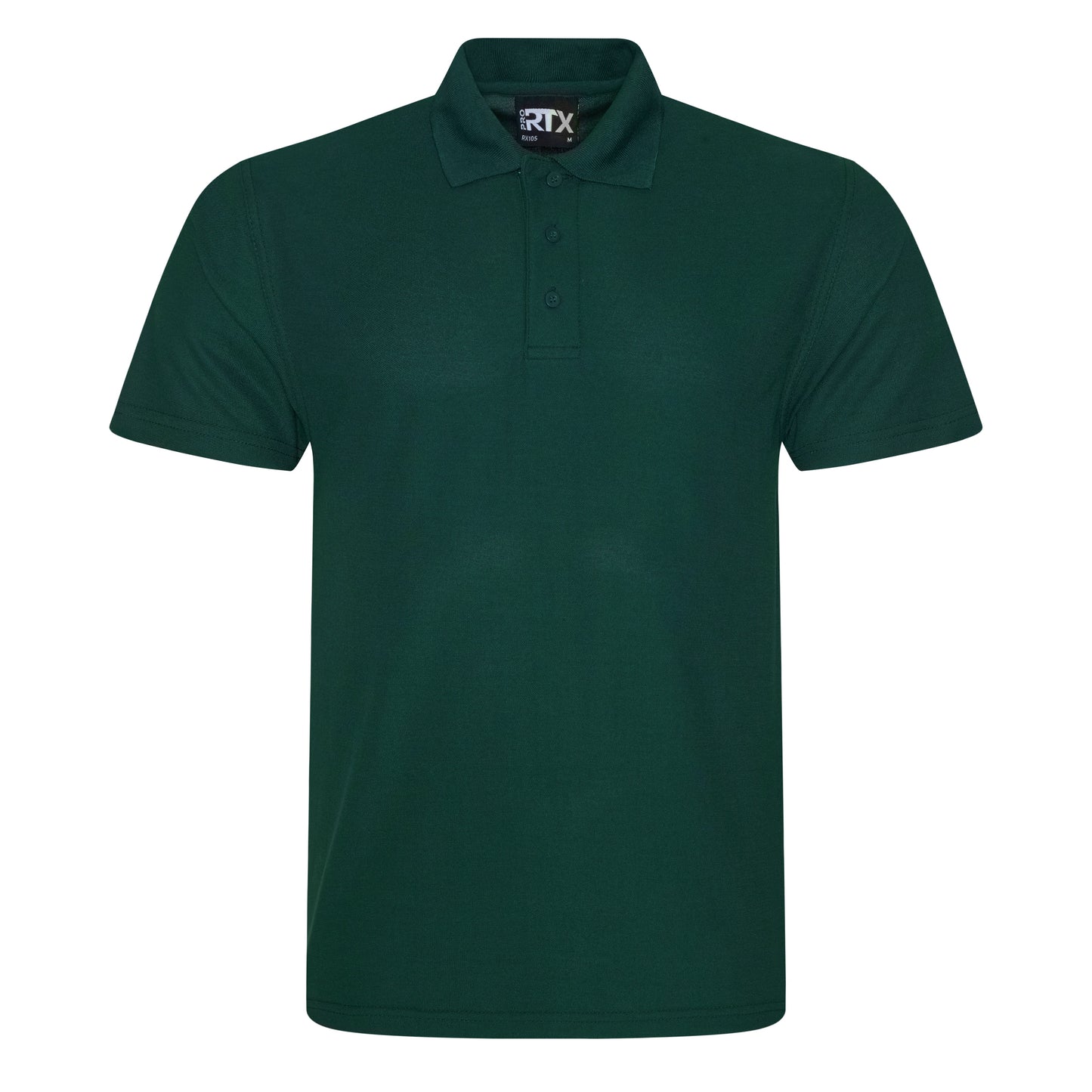 Prortx Pro Polyester Polo Shirt Modern Fit Ribbed Collar Durable Workwear