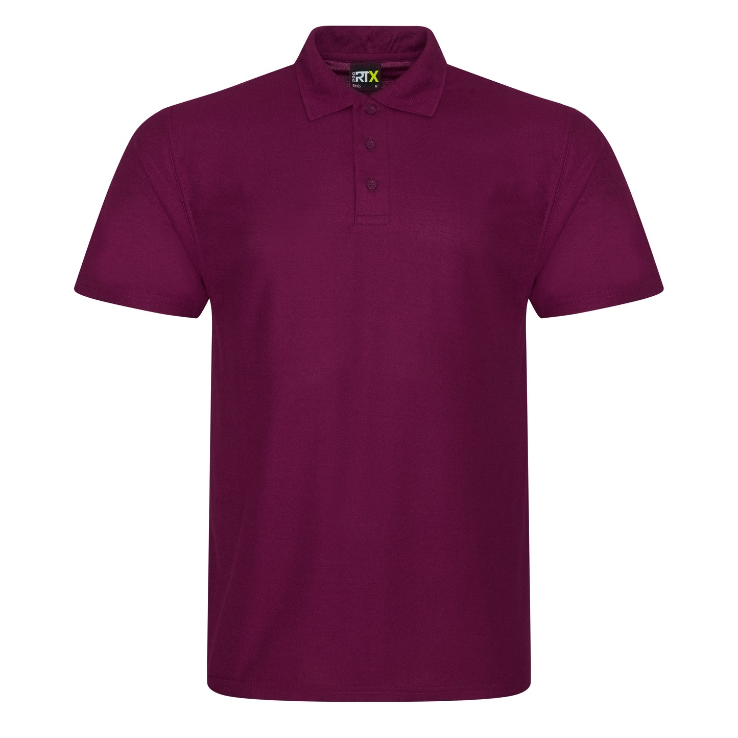 Prortx Pro Polyester Polo Shirt Modern Fit Ribbed Collar Durable Workwear