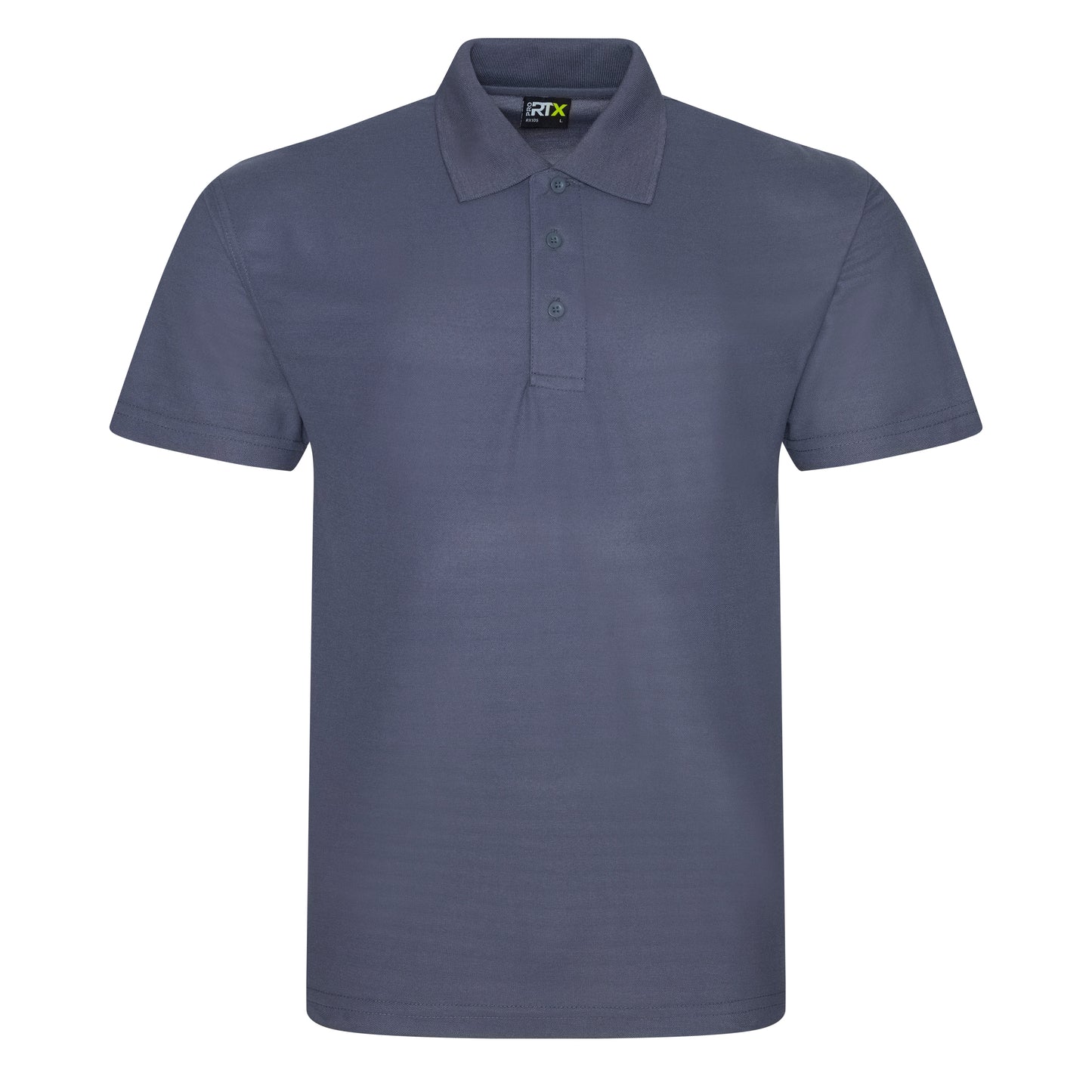Prortx Pro Polyester Polo Shirt Modern Fit Ribbed Collar Durable Workwear