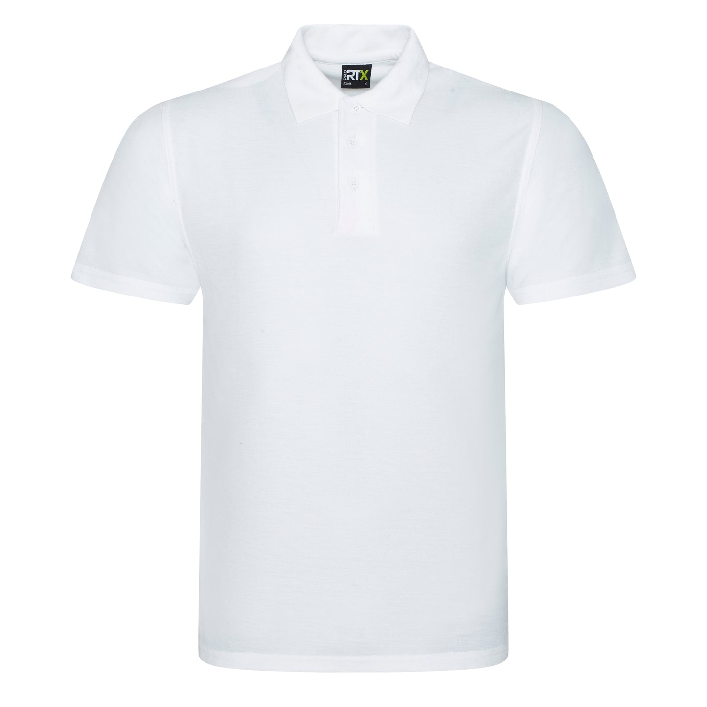 Prortx Pro Polyester Polo Shirt Modern Fit Ribbed Collar Durable Workwear