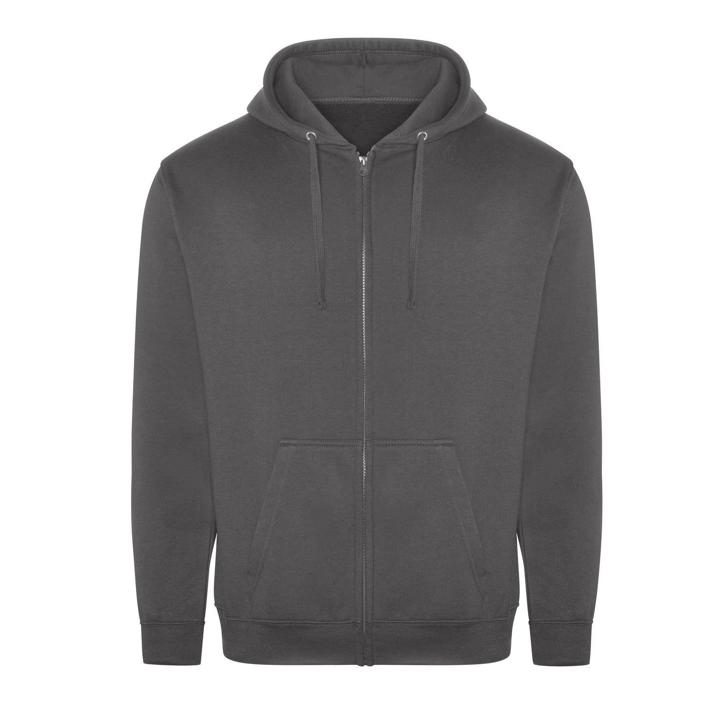 Prortx Pro Zip Hoodie Durable Polycotton Fleece Fully Lined Hood Workwear S-4XL