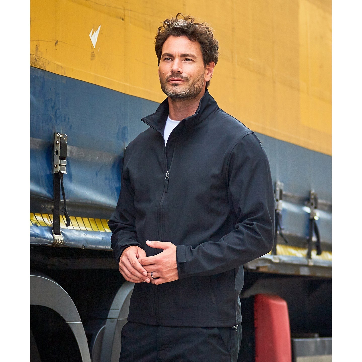 Prortx Pro Softshell Jacket 2-Layer Warm Outdoor Workwear with Pockets