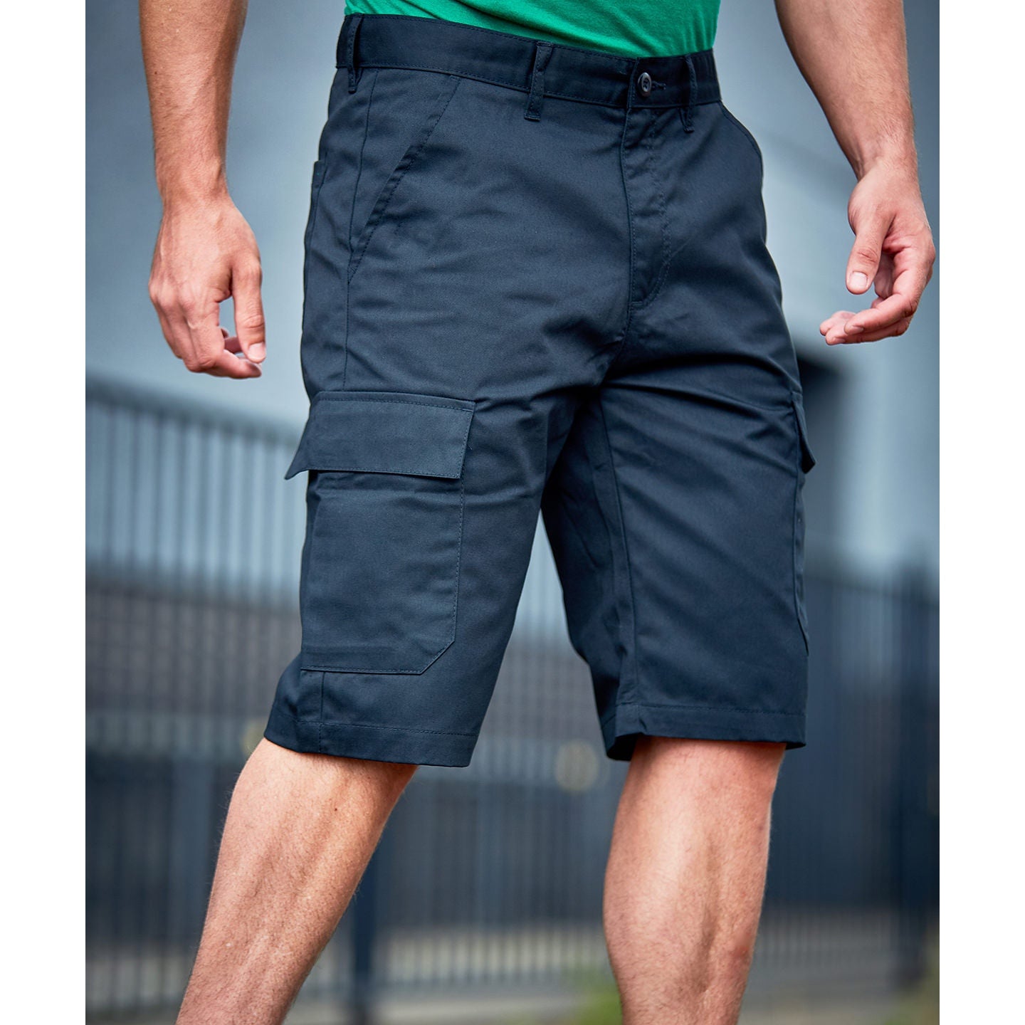 Prortx Pro Cargo Shorts Multi-Pocket Poly Cotton Workwear Ideal for Summer