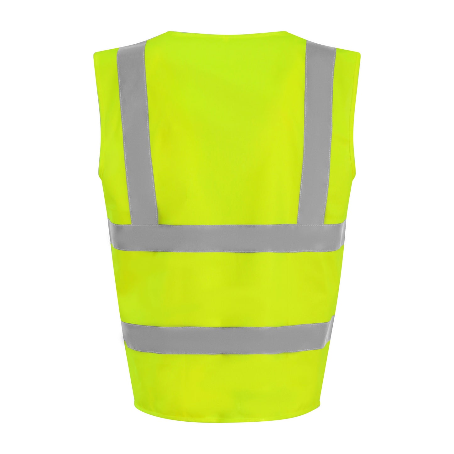 Prortx High Visibility Waistcoat HV Yellow Reflective Workwear Class 2 S-6XL
