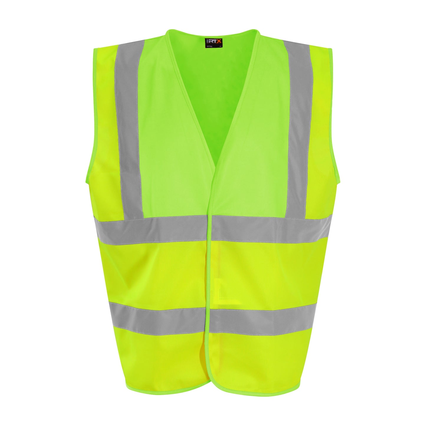 Prortx High Visibility Waistcoat HV Yellow/Lime Reflective Workwear S-6XL