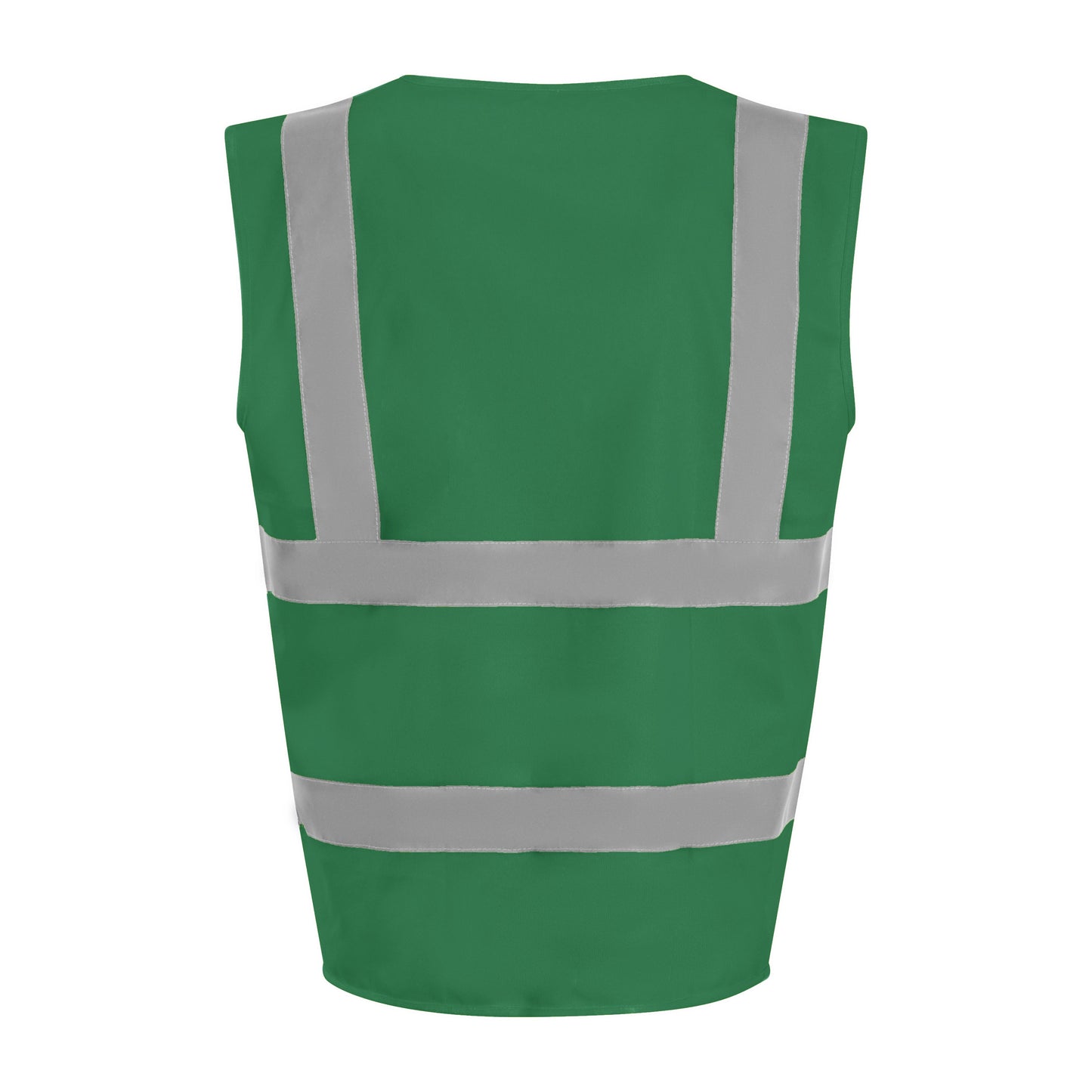 Prortx High Visibility Waistcoat Kelly Green EN ISO 20471 Reflective Safety Gear