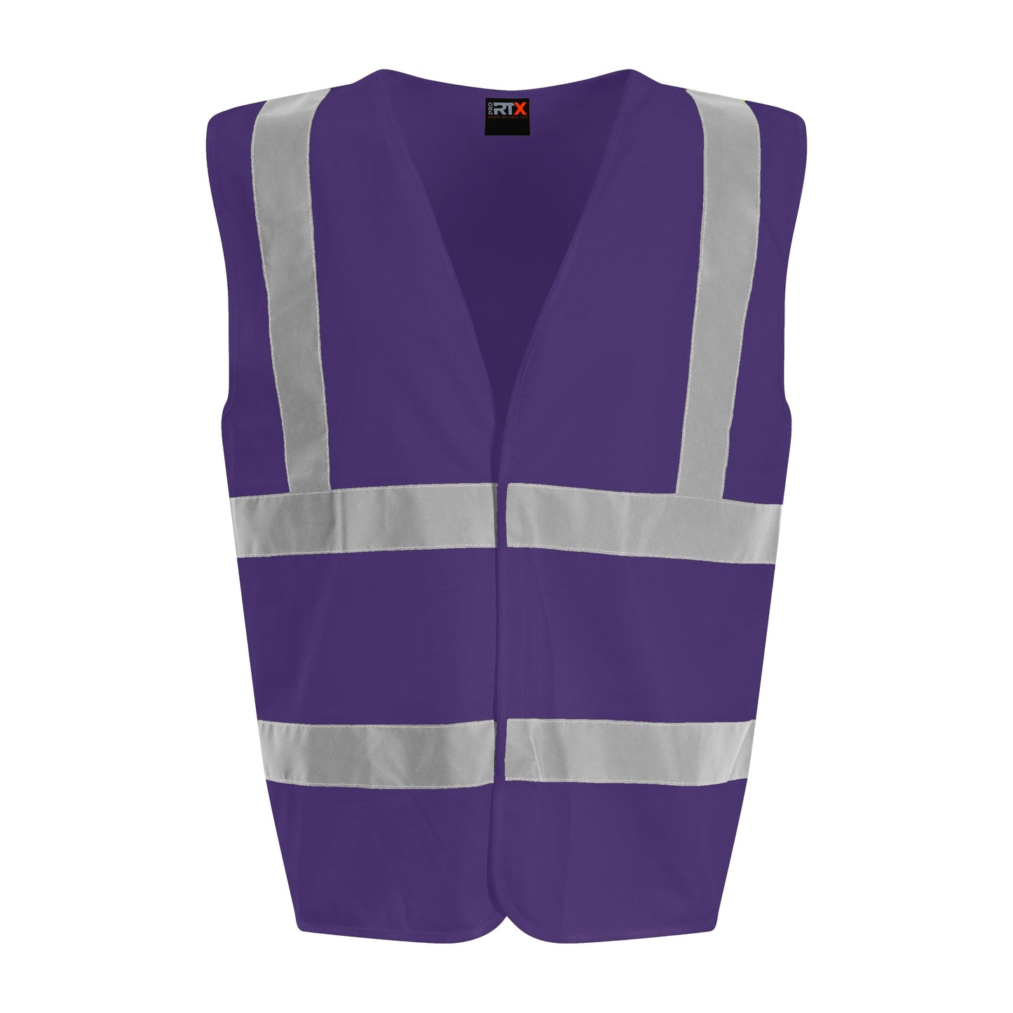 Prortx High Visibility Waistcoat Purple EN ISO 20471 Reflective Workwear
