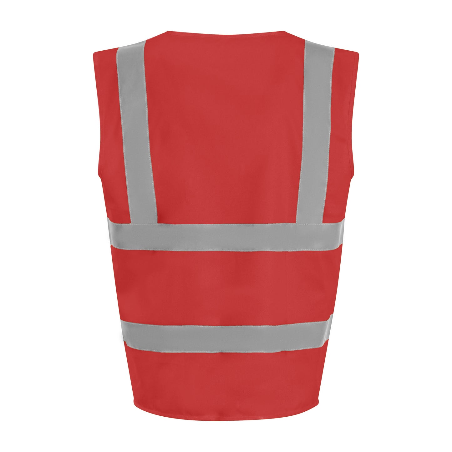 Prortx High Visibility Waistcoat Red EN ISO 20471 Reflective Workwear S-6XL