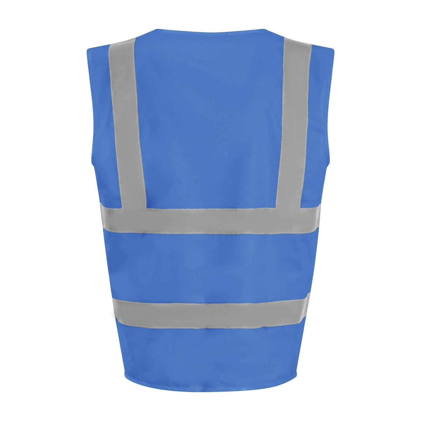 Prortx High Visibility Waistcoat Royal Blue Reflective Workwear Size S-6XL