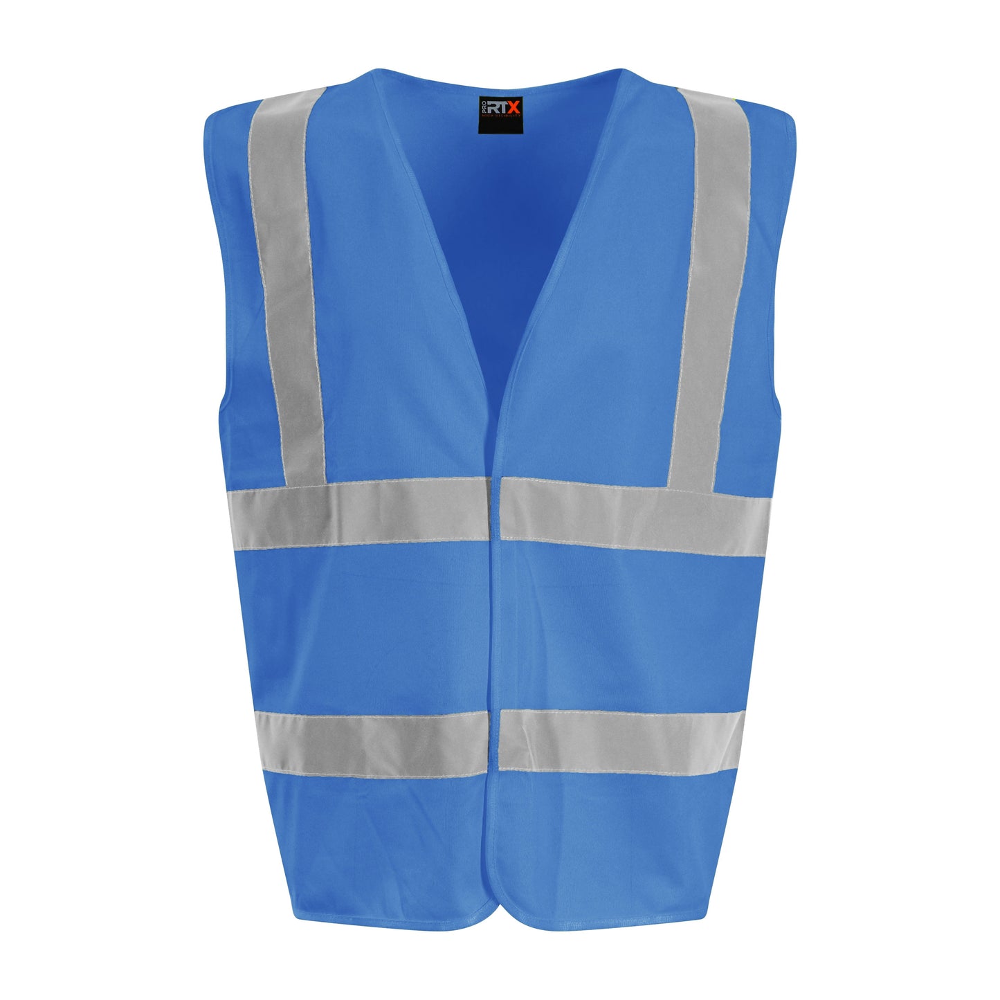 Prortx High Visibility Waistcoat Royal Blue Reflective Workwear Size S-6XL