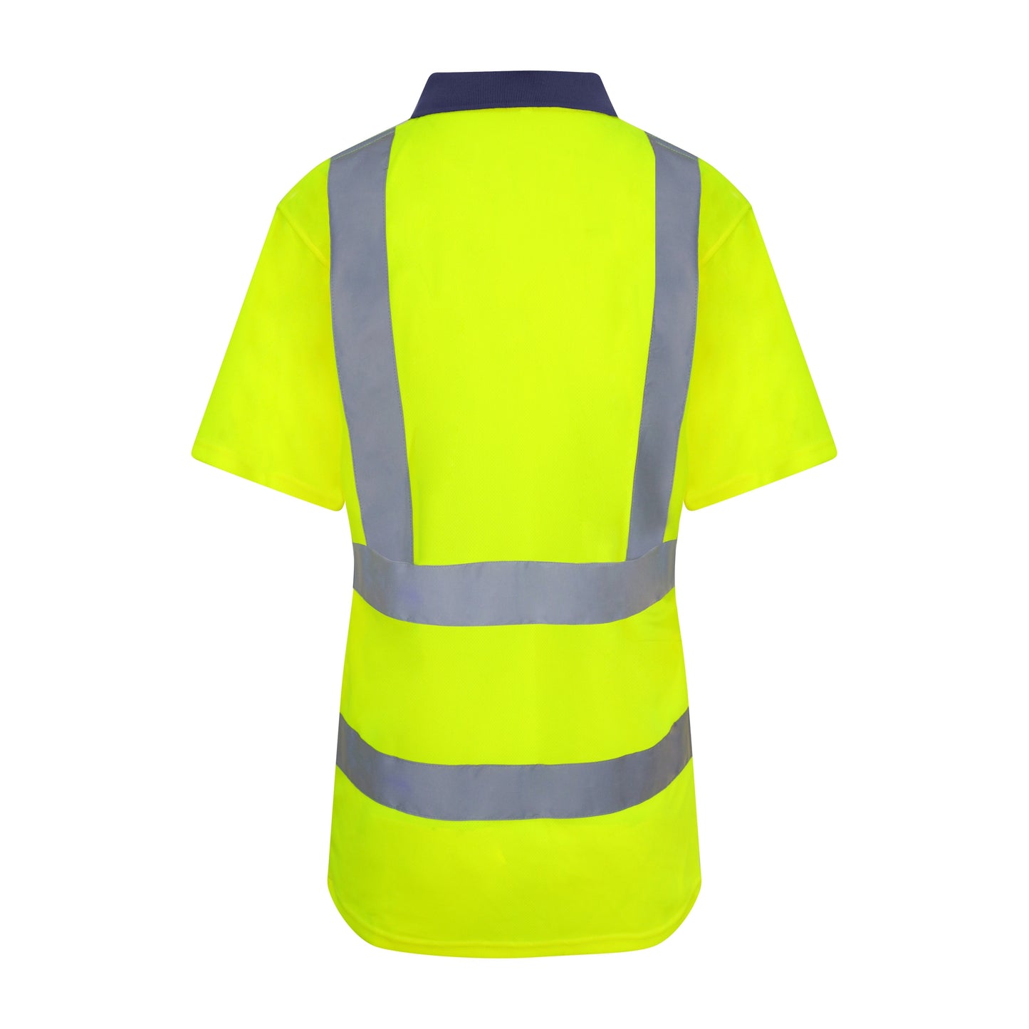 Prortx High Visibility Polo Shirt EN ISO 20471 Reflective Tape Lightweight