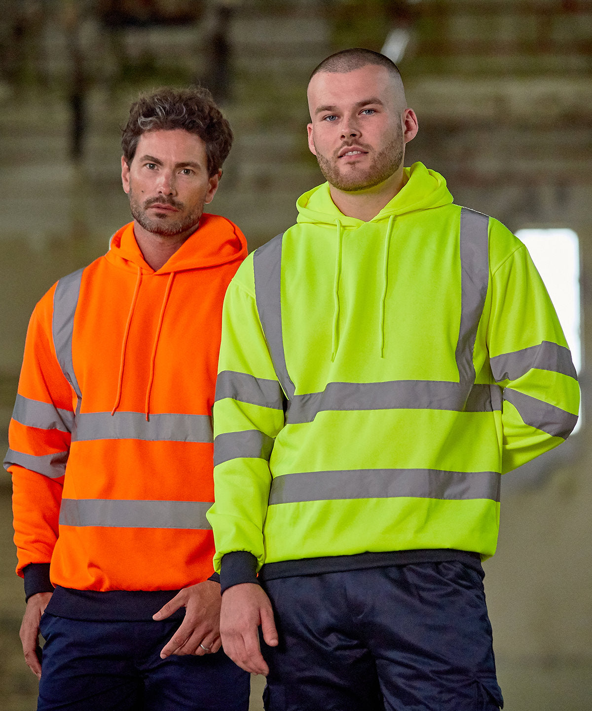 Prortx High Visibility Hoodie EN ISO 20471 Class 3 Adjustable Drawcords