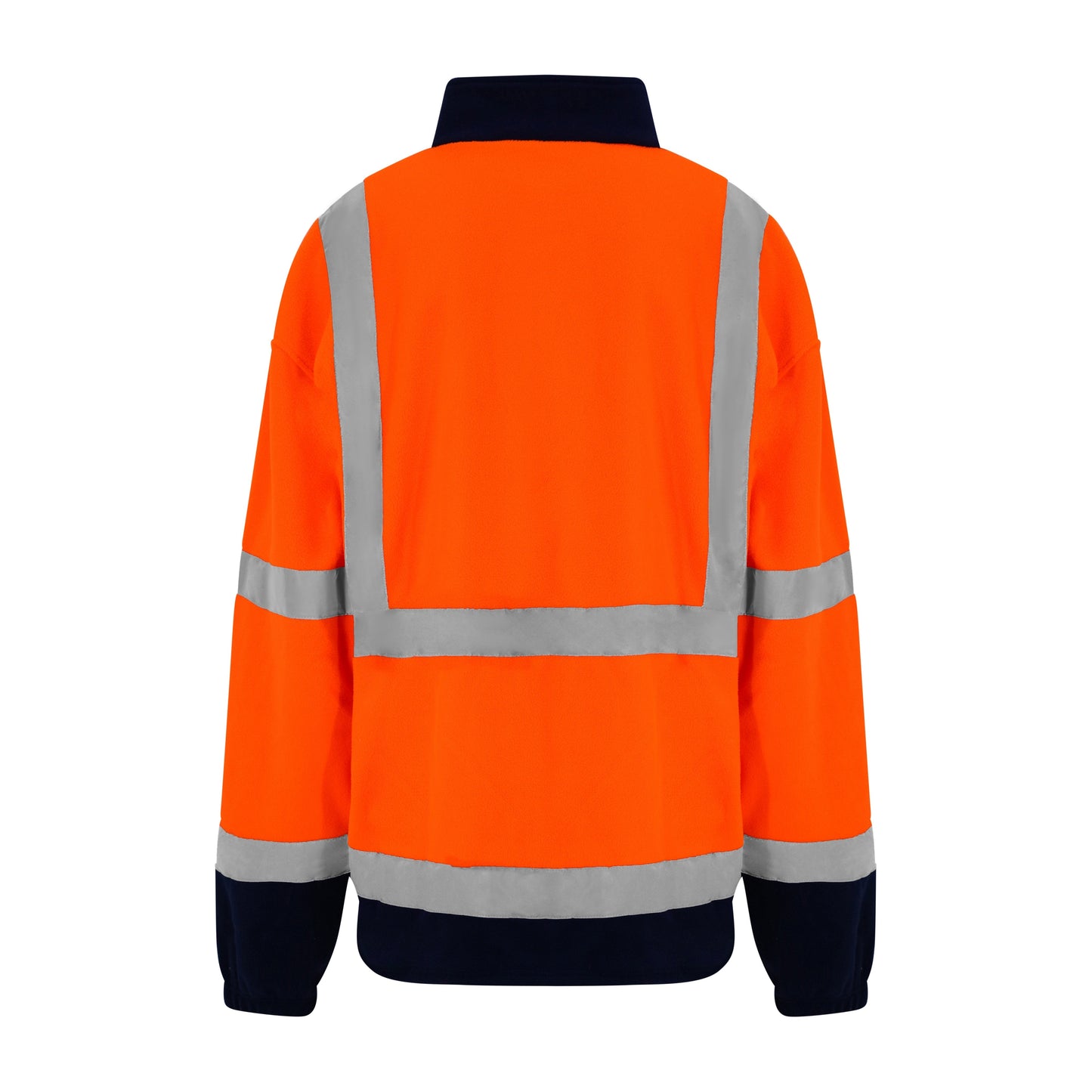 Prortx High Visibility Full-Zip Fleece Jacket Class 3 Reflective Workwear