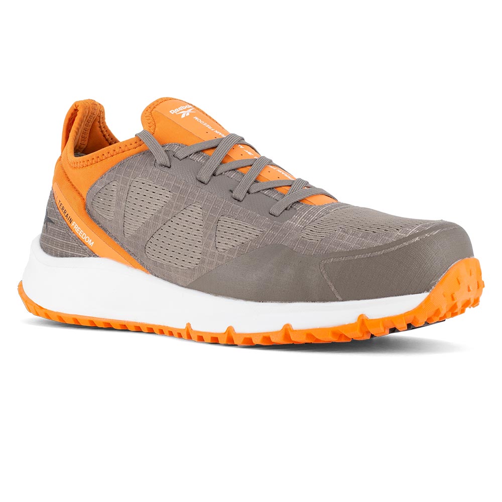 Reebok Safety All Terrain Trainer Grey/Orange S1P HRO Mens Slip Resistant