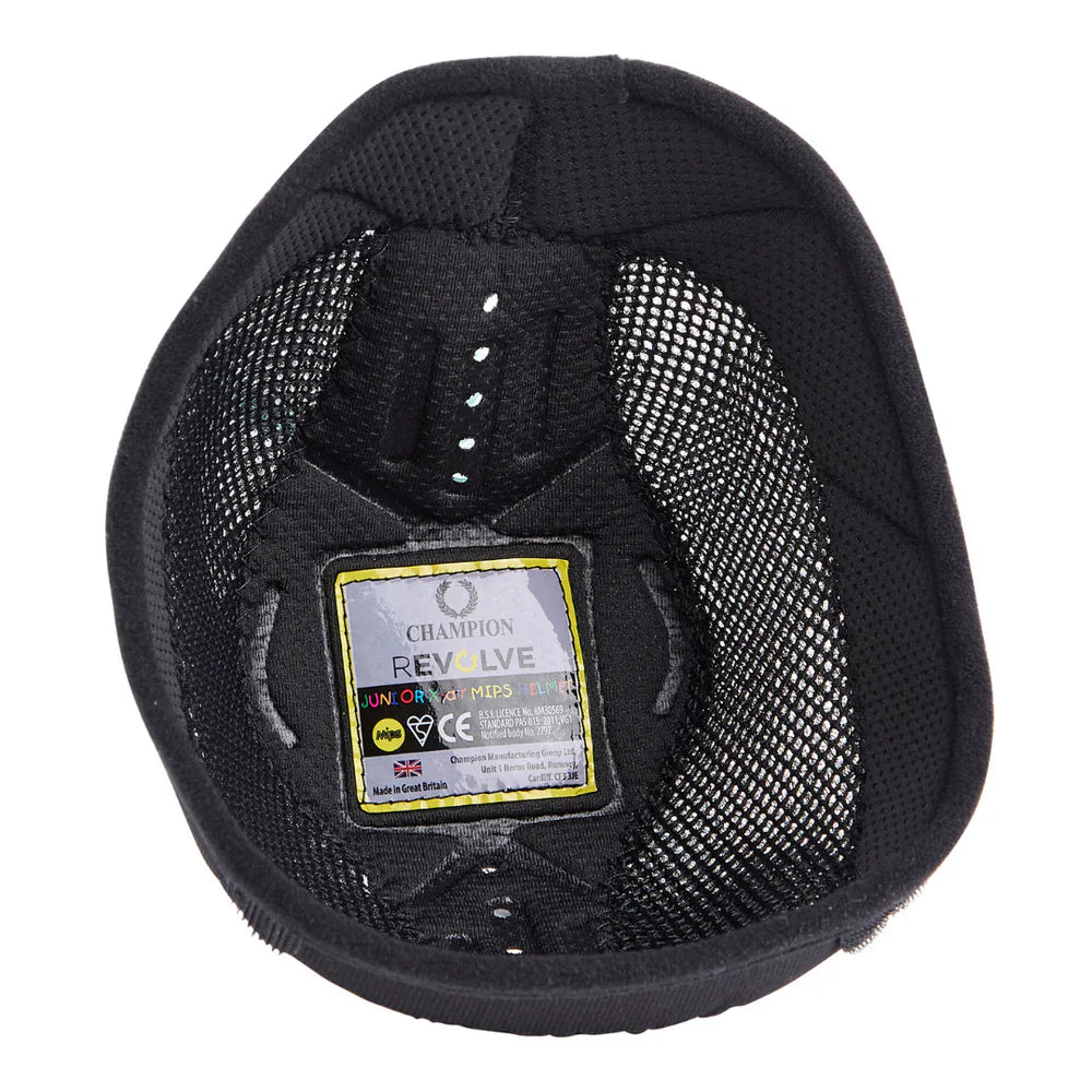 Champion Revolve MIPS Junior X-Air Jockey Helmet Liner Xair Washable Breathable