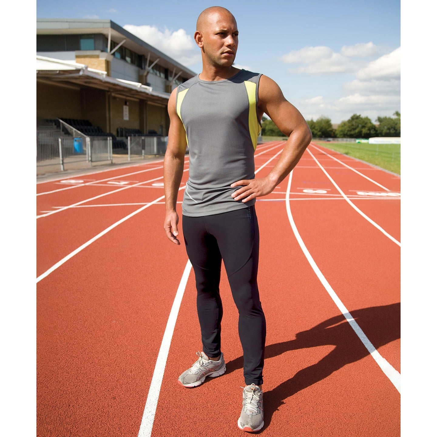 Spiro Sprint Pants Lightweight Athletic 4-Way Stretch High-Waisted Zip Legs