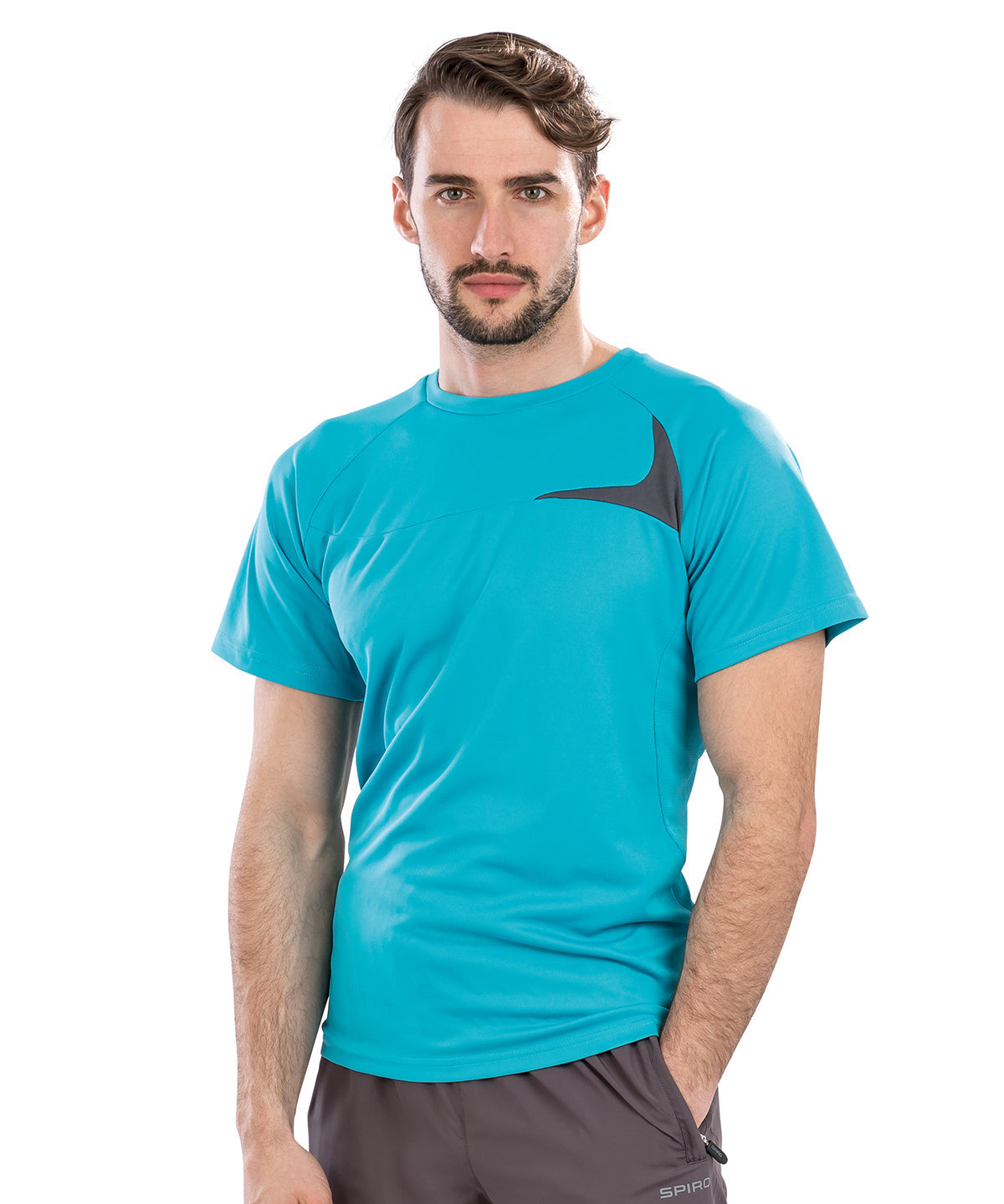 Spiro Dash Lightweight Training Shirt Cool-Dry Performance Fabric Breathable