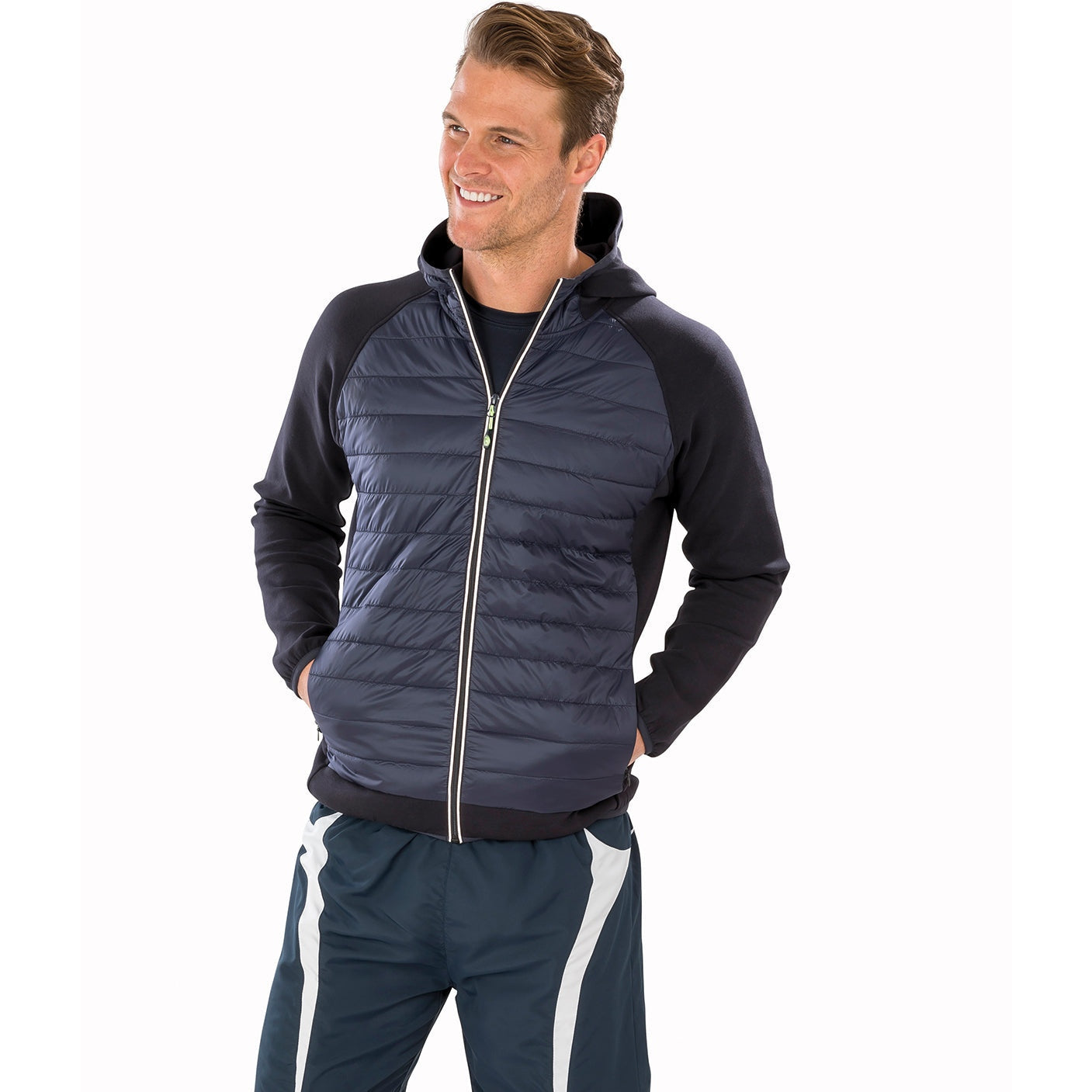 Spiro Zero Gravity Jacket Lightweight Breathable Padded Hooded Sportswear