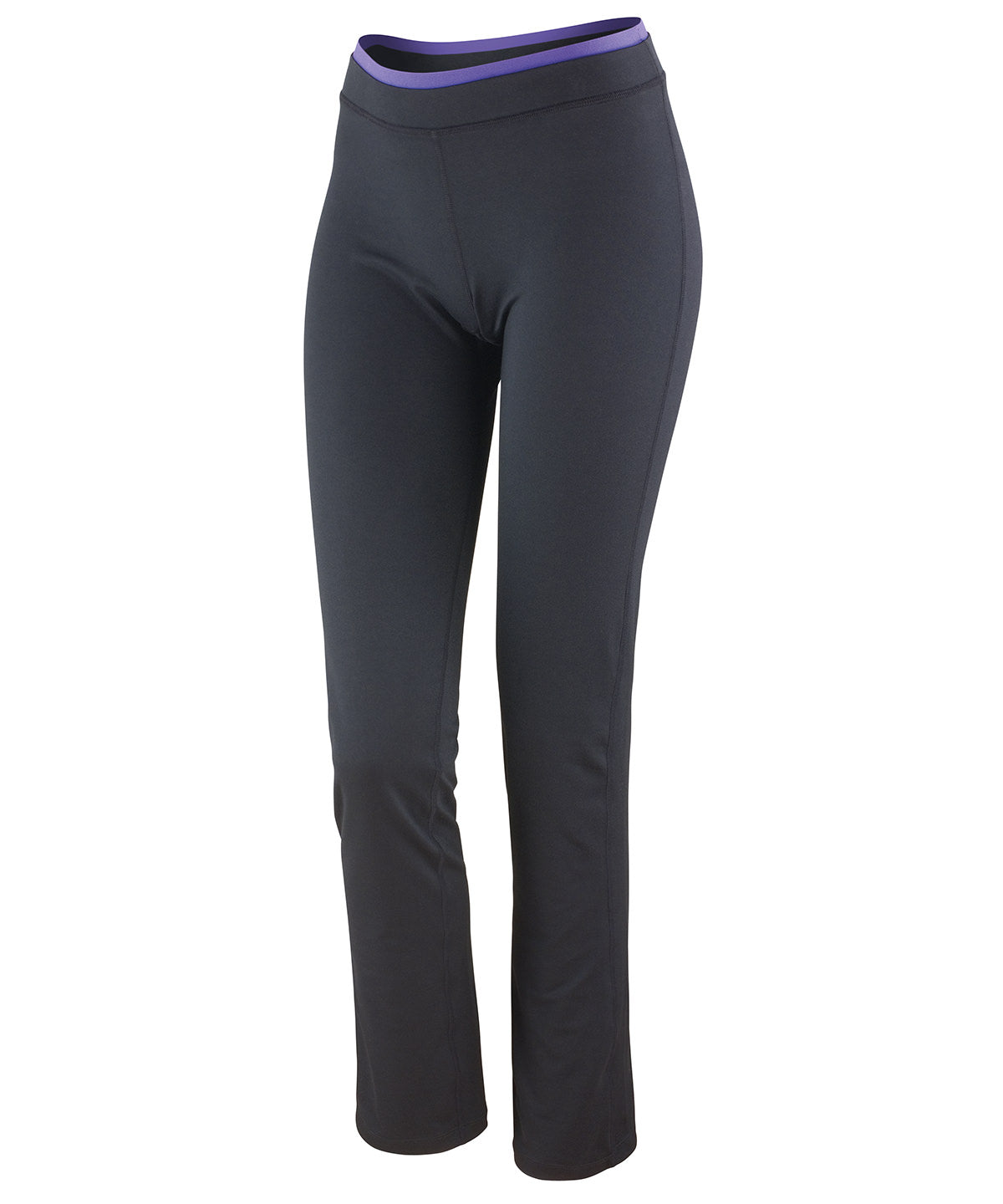 Spiro Women's Comfort Fit Fitness Trousers Soft Fabric Straight Leg XXS-2XL