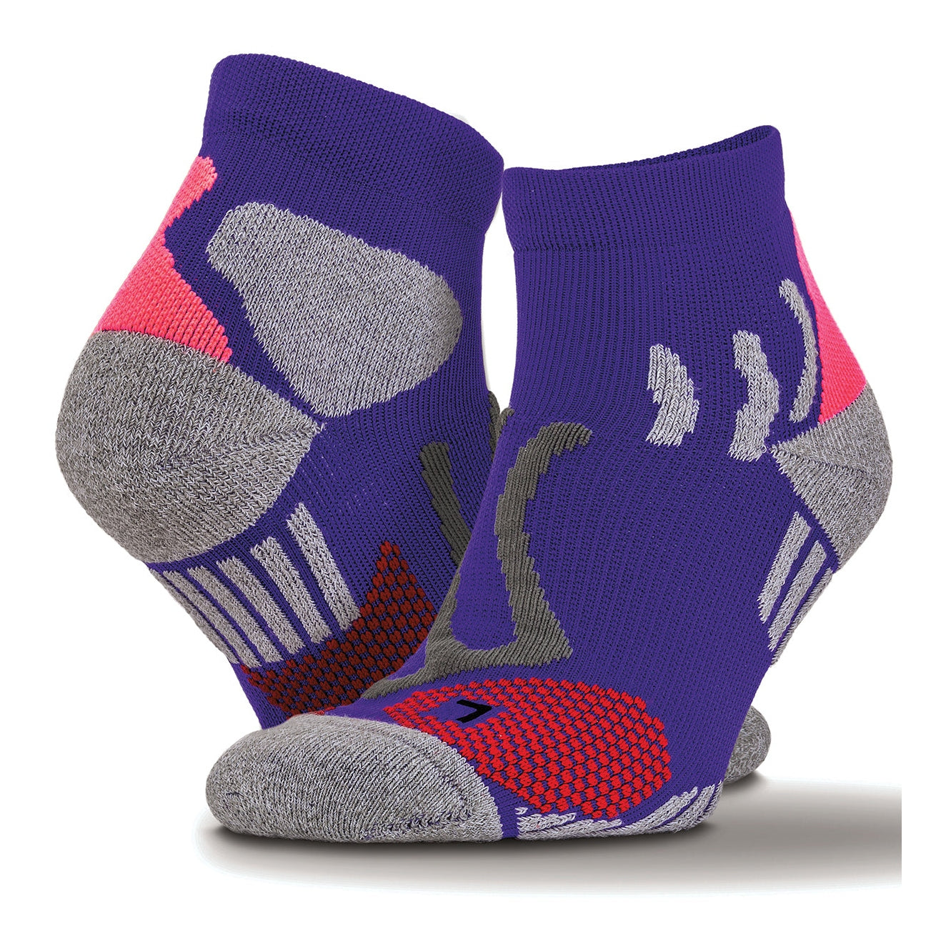 Spiro Compression Sports Socks Coolmax Antibacterial Fast-Dry Trainer Length
