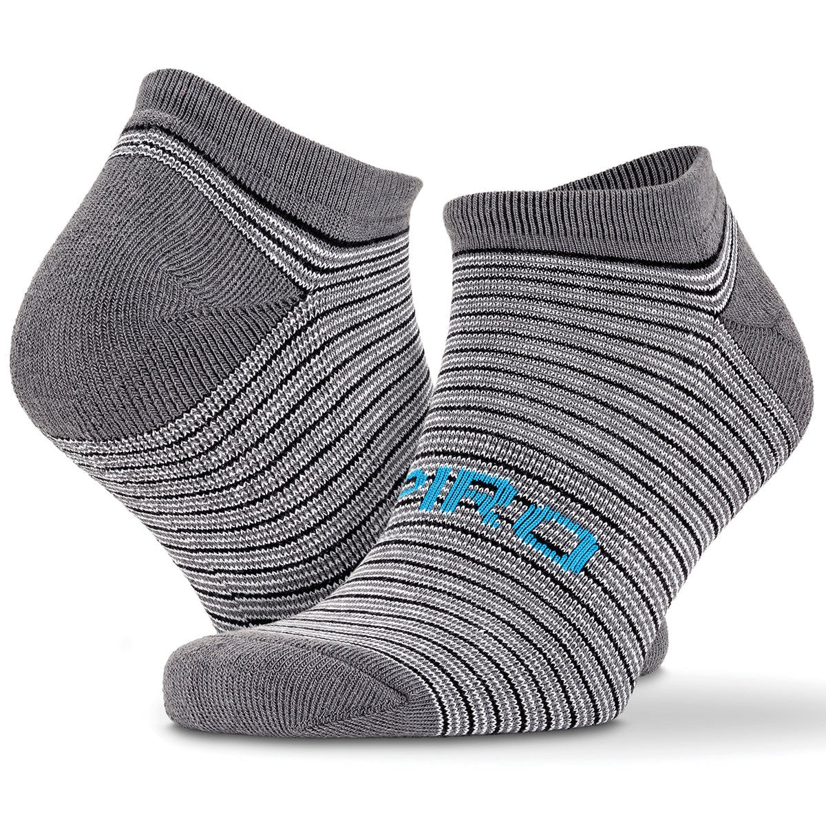 Spiro 3-Pack Mixed Stripe Sneaker Socks Antibacterial Coolmax Low Cut