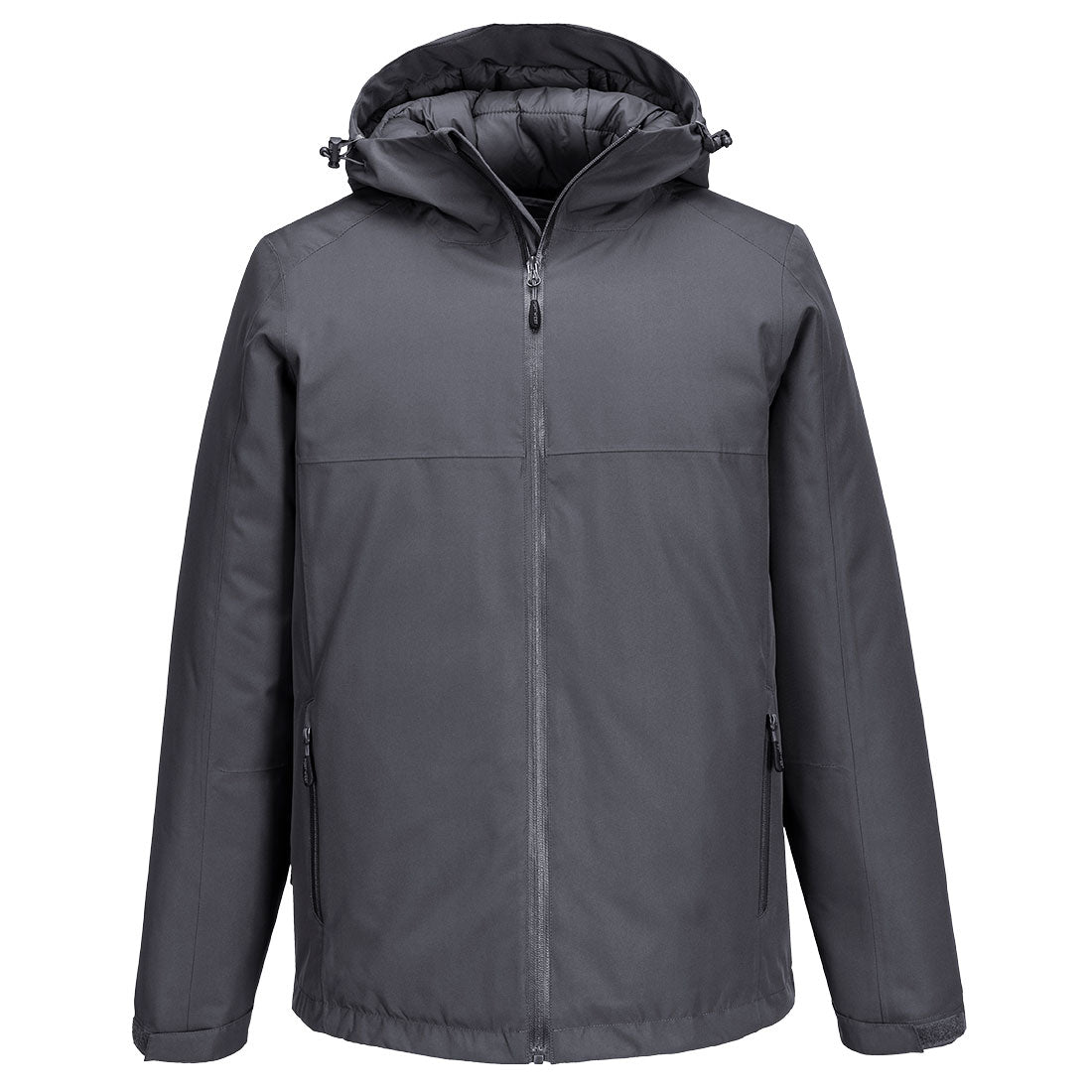 Portwest Professional Waterproof Winter Jacket Insulated Hooded Corporate Wear