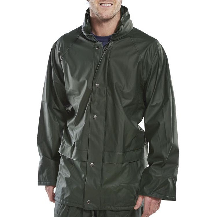 Beeswift Super B-Dri Jacket Waterproof with Concealed Hood and Storm Flap