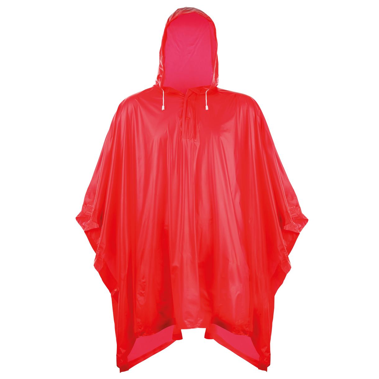 Splashmacs Waterproof Poncho with Drawstring Hood and Carry Case for Adults