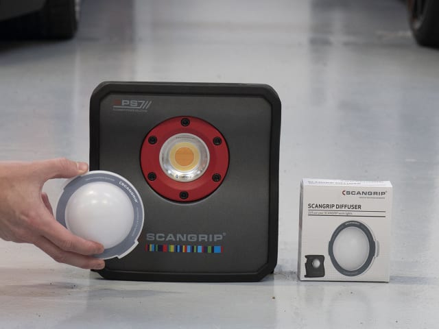 SCANGRIP Diffuser for Nova 4K Series Softens Light and Reduces Shadows
