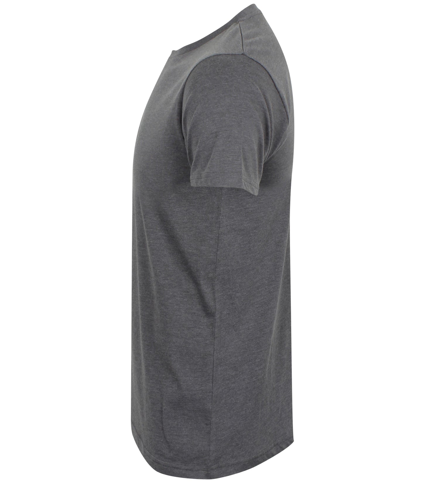 SF Men's Stretch T-Shirt Soft Feel Enzyme Washed Crew Neck Longline Fit
