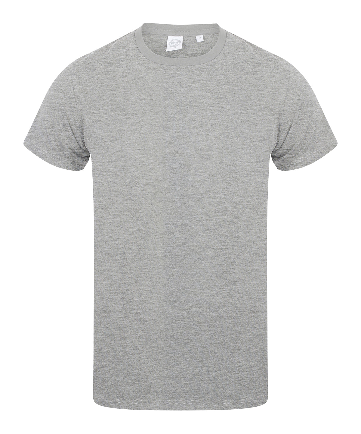 SF Men's Stretch T-Shirt Soft Feel Enzyme Washed Crew Neck Longline Fit