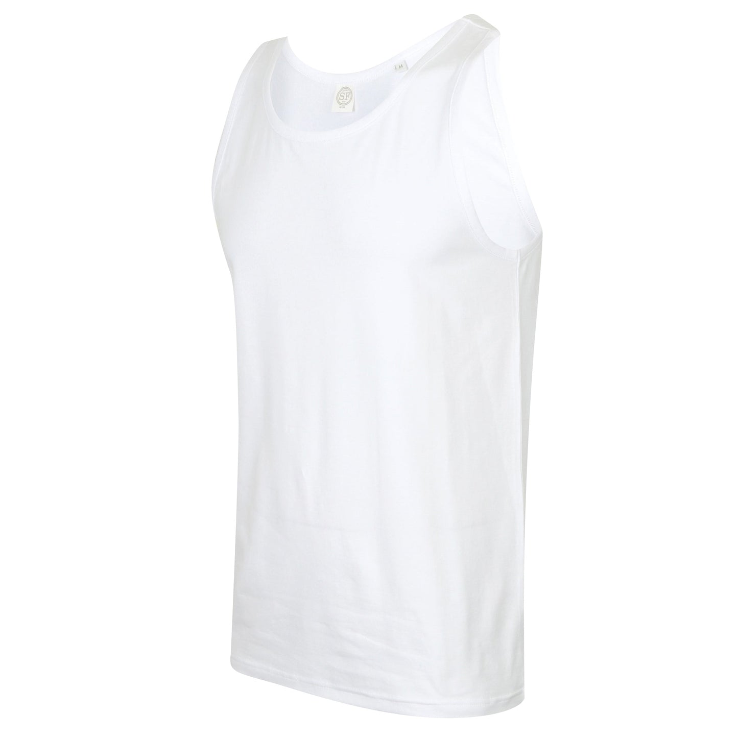 Sf Feel Good Stretch Vest Slim Fit Soft Fabric Tear-Out Label Core Colours