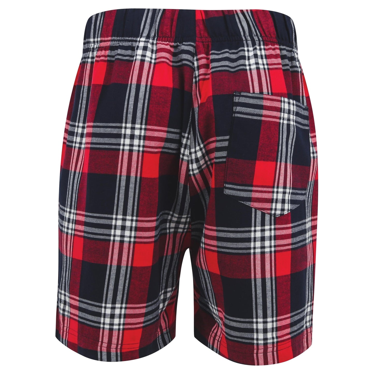 SF Tartan Lounge Shorts Elasticated Waist 100% Cotton Flannel Twill