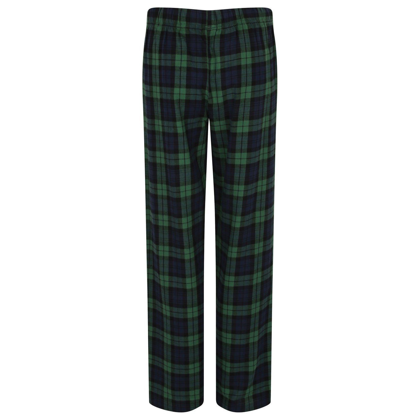 SF Women's Tartan Lounge Pants Elasticated Waist 100% Cotton Flannel