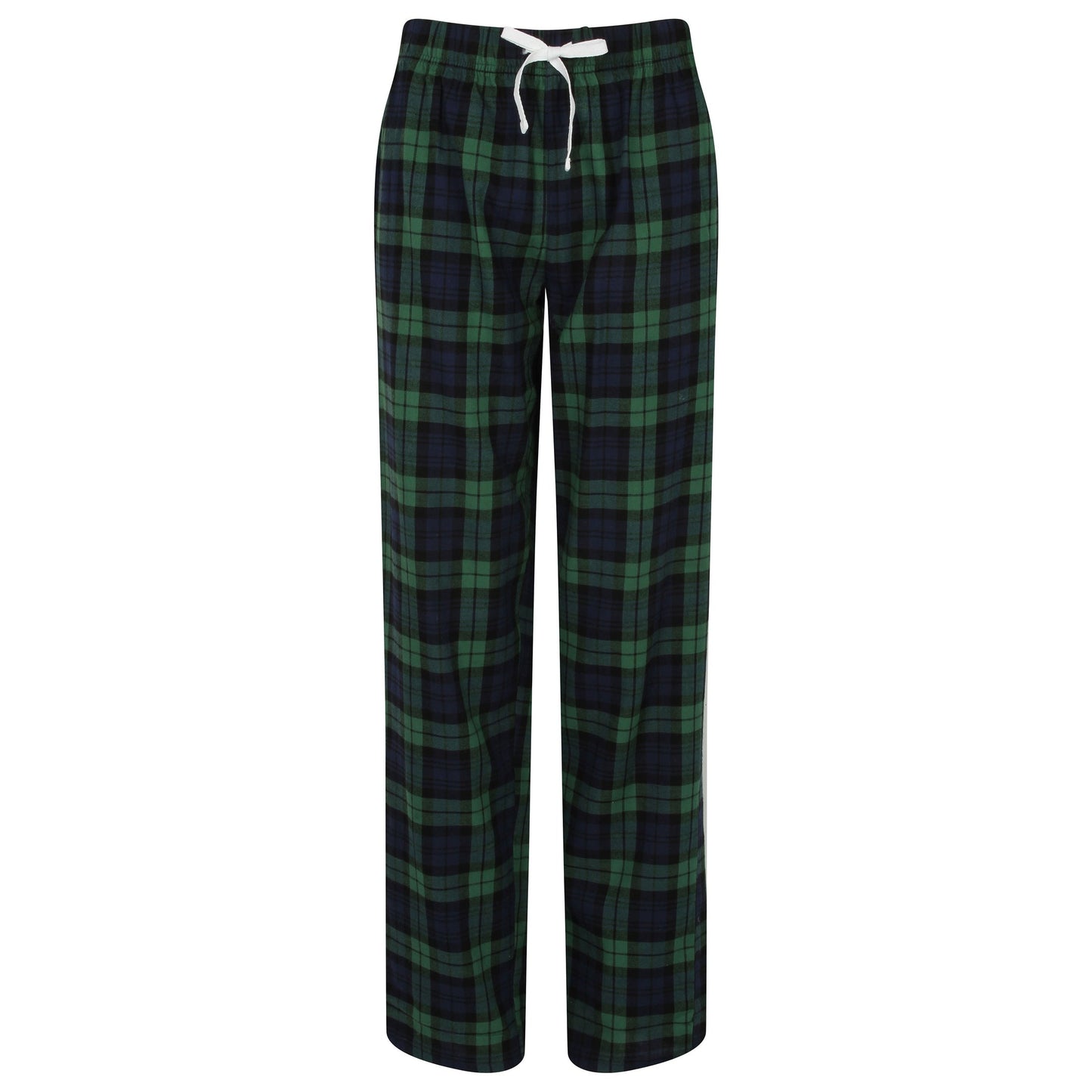 SF Women's Tartan Lounge Pants Elasticated Waist 100% Cotton Flannel