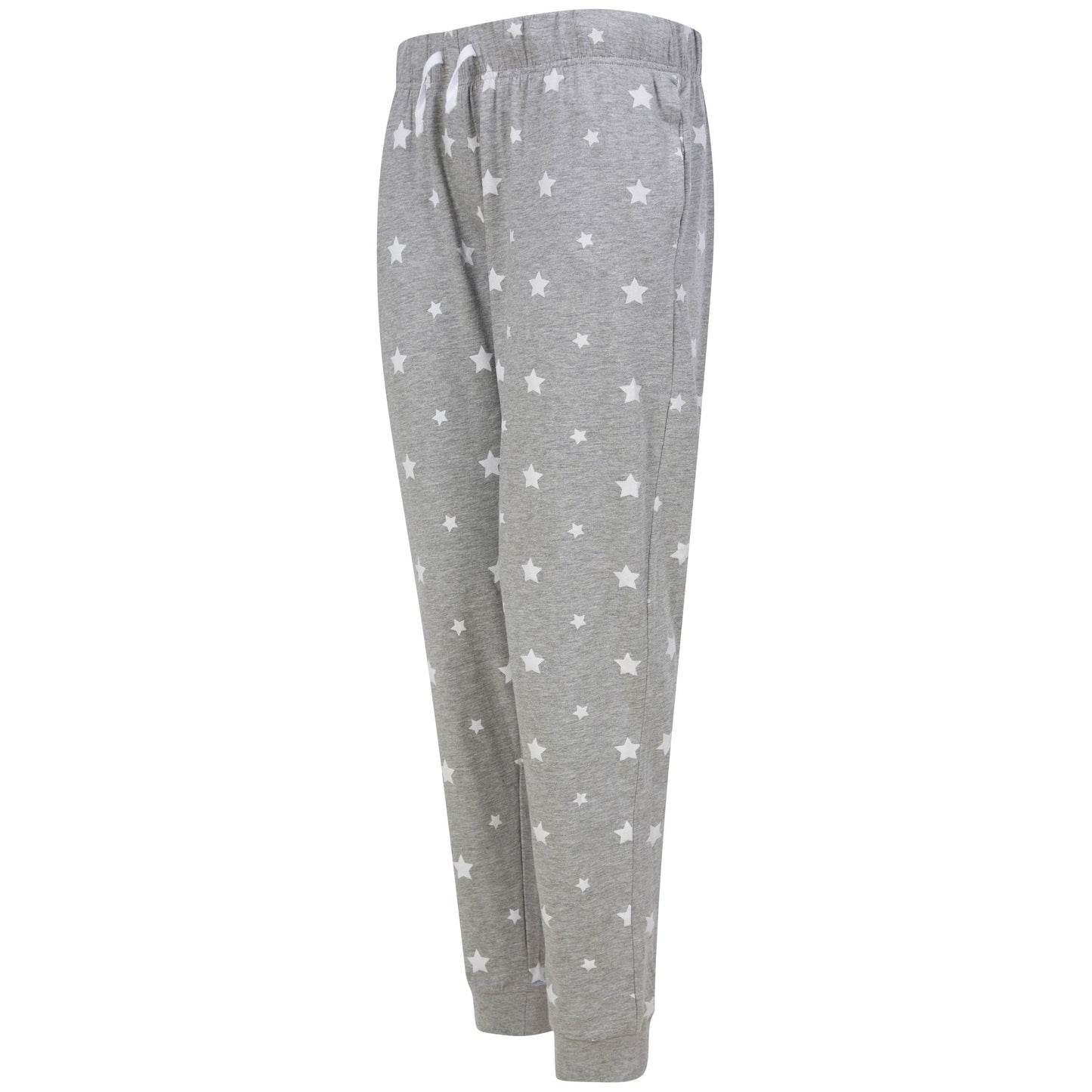 SF Women's Cuffed Lounge Pants with Elasticated Waistband and Pockets