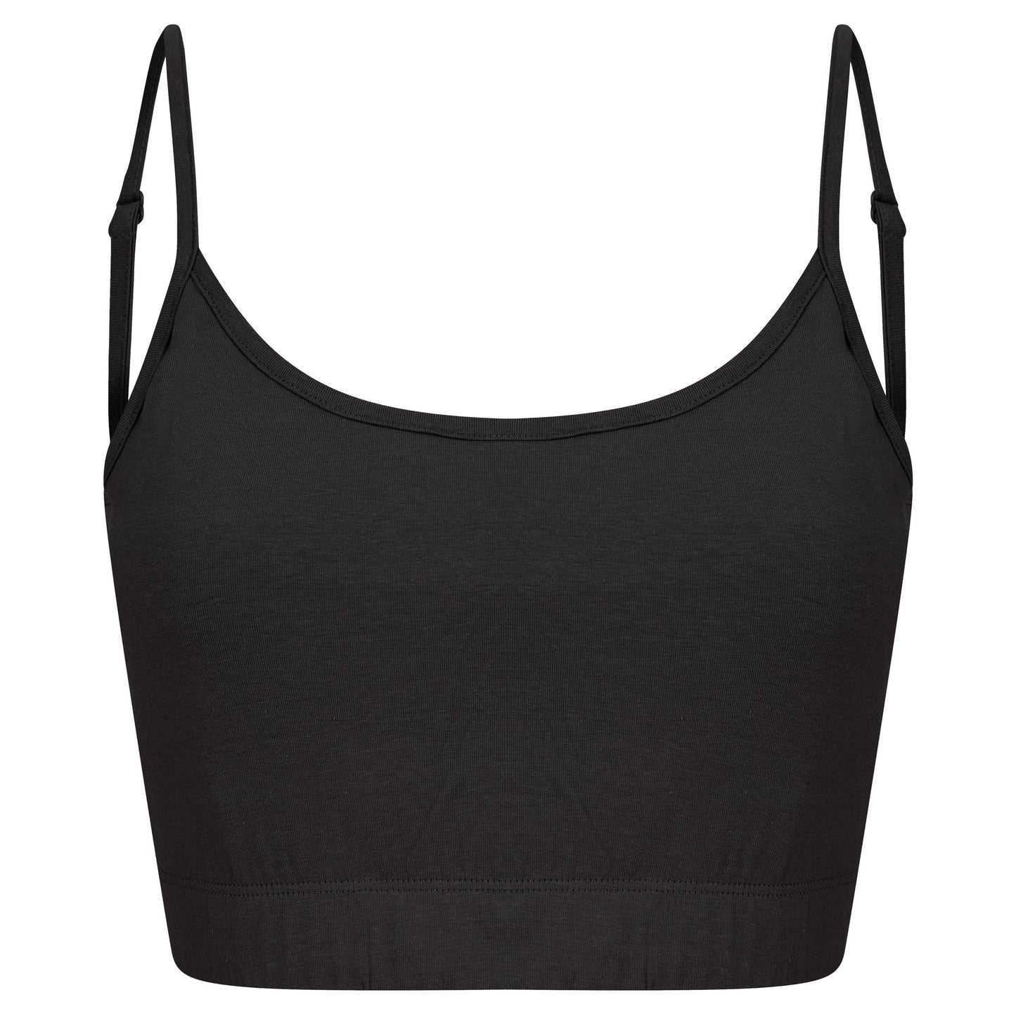 SF Women's Sustainable Cropped Cami Top Adjustable Straps Eco-Friendly Fashion