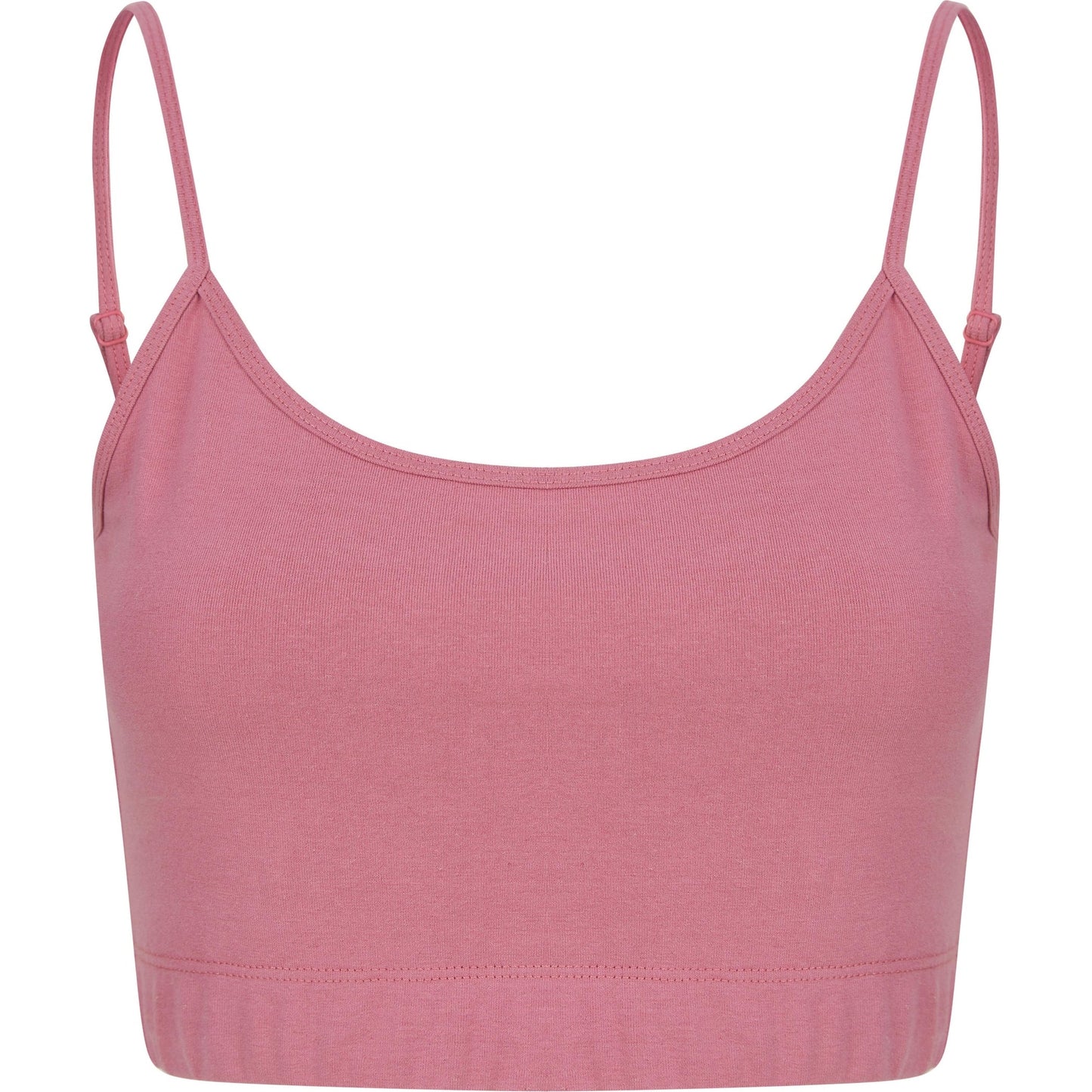 SF Women's Sustainable Cropped Cami Top Adjustable Straps Eco-Friendly Fashion