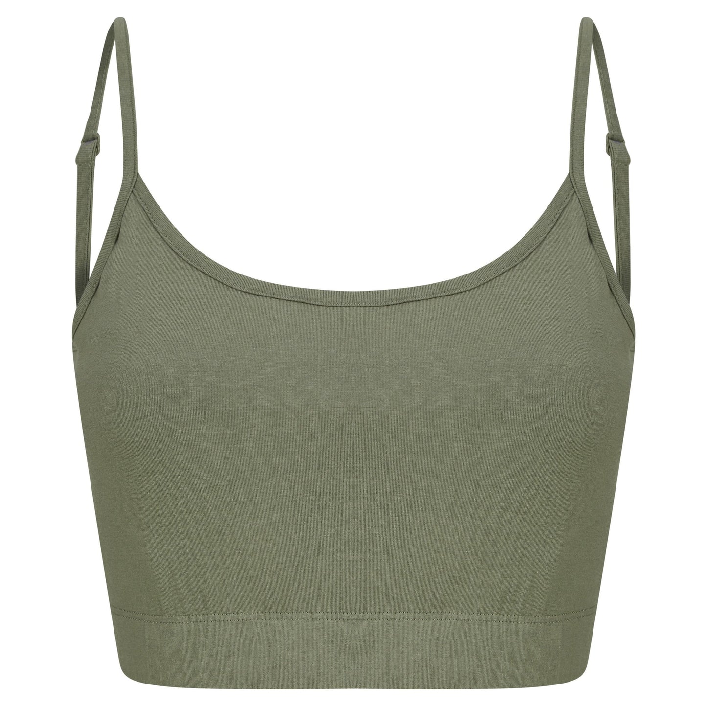 SF Women's Sustainable Cropped Cami Top Adjustable Straps Eco-Friendly Fashion