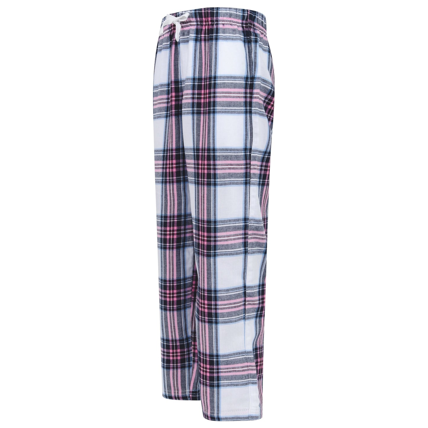 SF Minni Kids Tartan Lounge Pants Elasticated Waist 100% Cotton Flannel
