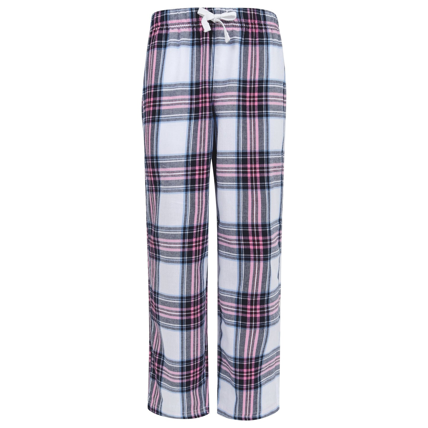 SF Minni Kids Tartan Lounge Pants Elasticated Waist 100% Cotton Flannel