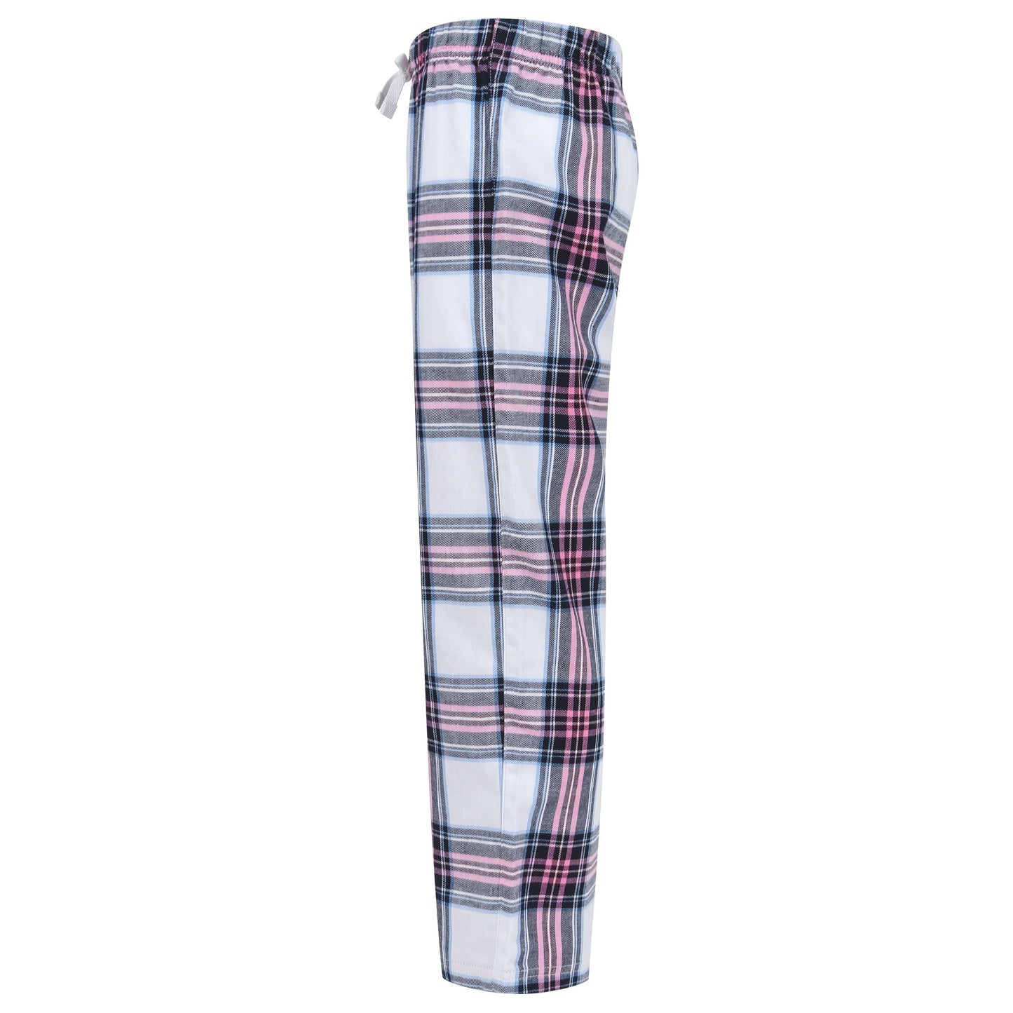 SF Minni Kids Tartan Lounge Pants Elasticated Waist 100% Cotton Flannel